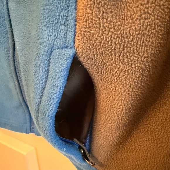 The North Face Blue and Brown Fleece Boys Size Large - Picture 7 of 7